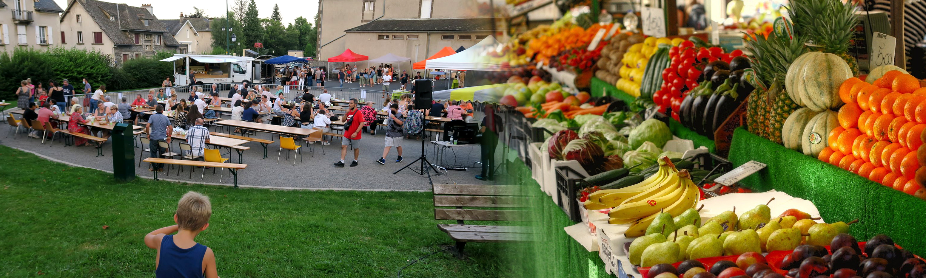 "Marché et marché gourmand à Saint-Cernin"