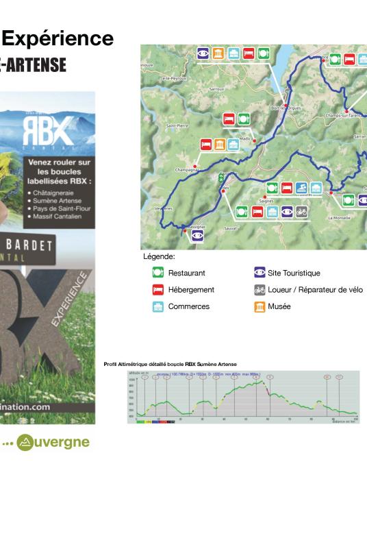 RBX Romain Bardet - Boucle "Sumène - Artense" RBX Romain Bardet - Boucle "Sumène - Artense"