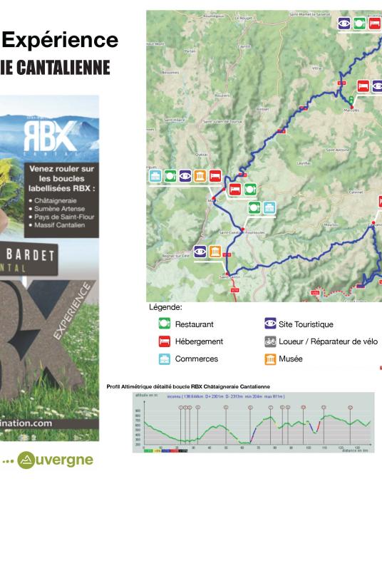RBX Romain Bardet - Boucle "Châtaigneraie Cantalienne" RBX Romain Bardet - Boucle "Châtaigneraie Cantalienne"